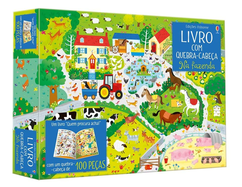 FAZENDA: LIVRO COM JOGUINHOS - 1ªED.(2023) - Usborne Publishing - Livro